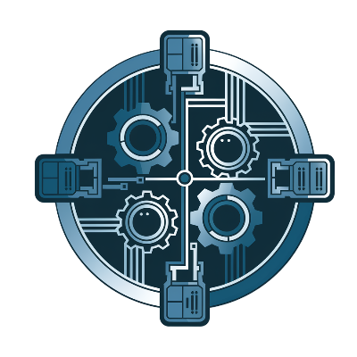 Symbol of Workflow Orchestration in ANIXAI managed by AILOJZ