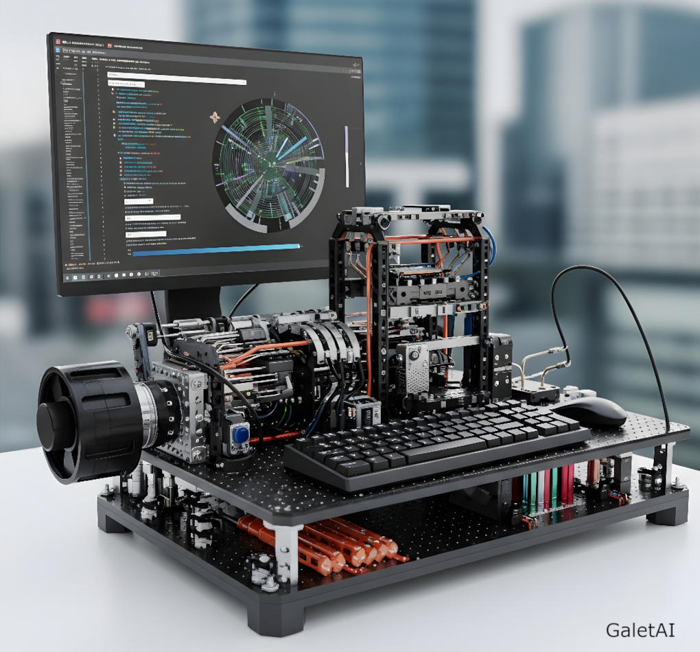 GaletAI device concept in development laboratory